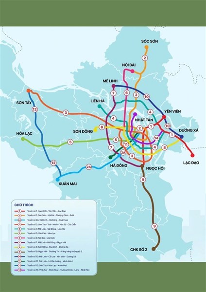 Hà Nội chốt ngày khởi công tuyến metro Nam Thăng Long - Trần Hưng Đạo và Văn Cao - Hòa Lạc